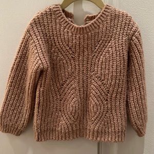 Zara Pink Toddler Sweater Size 2-3Y